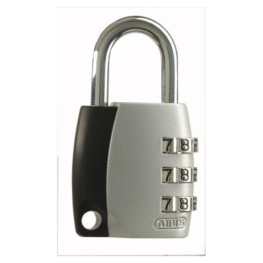 Candado Seguridad  30Mm Combinacion Programable Gris Abus