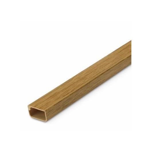 Canaleta Electricidad 21X11,5Mm Adhesivo Pvc Madera Inofix 15 Pz