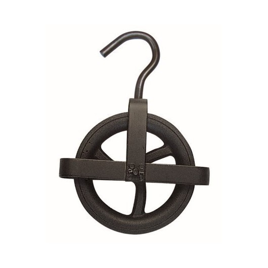 Polea Elevacion Pozo Ø 200 Mm Hierro Negro Kt