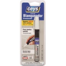 Pintura Cubrejuntas 7,4 Ml Blanco Azulejo Rotulador Ceys