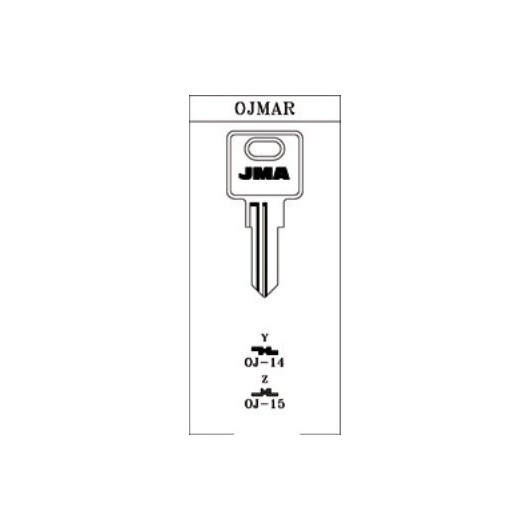 Llave Cilindro En Bruto Jma Acero Oj-14