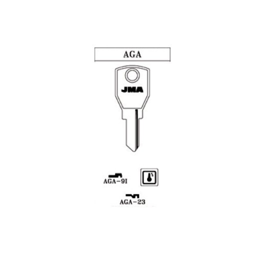 Llave Cilindro En Bruto Jma Acero Aga-9I