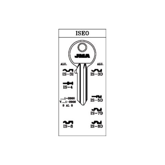 Llave Cilindro En Bruto Jma Acero Is-8D