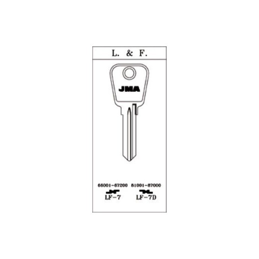 Llave Cilindro En Bruto Jma Acero Lf-7