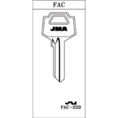 Llave Cilindro En Bruto Jma Acero -22D
