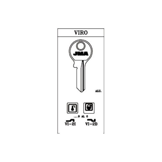 Llave Cilindro En Bruto Jma Acero Vi-2D