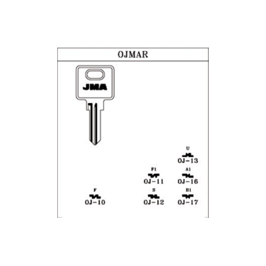 Llave Cilindro En Bruto Jma Acero Oj-16