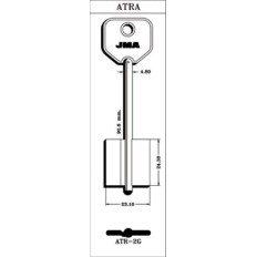 Llave De Gorja En Bruto Jma Laton Atr-2G