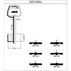 Llave De Gorja En Bruto Jma Laton Ez-2G