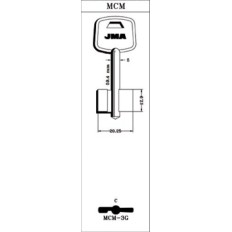 Llave De Gorja En Bruto Jma Laton Mcm-3G