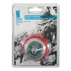 Cepillo Industrial Taza Taladro 075 Mm Nylon Fecin