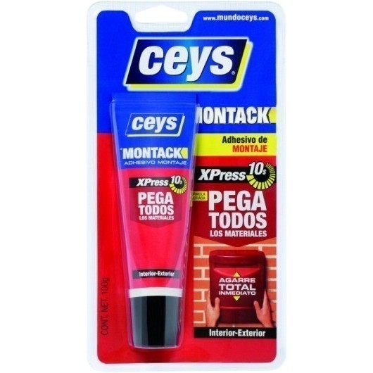 Adhesivo Montaje 100 Ml Montack Express Tubo Ceys