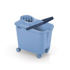 Cubo Agua 14 Lt Con Escurridor Mery Rectangular  Antibact  325