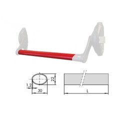 Barra Antipanico Sobreponer 90Cm 1070077130 Rojo Serie 59600 Cisa