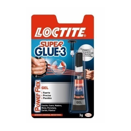 Pegamento Instantaneo Gel 3 Gr Super Glue3 Powerflex Loctite