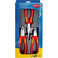 Alicate Elec Aisl.1000V Knipex 3 Pz