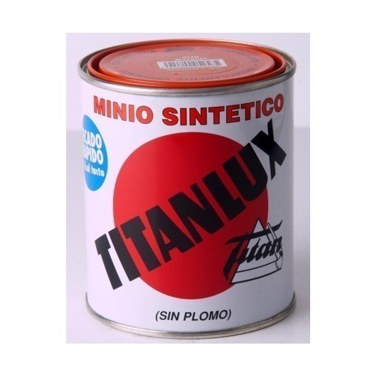 Minio Sin Plomo Sintetico 375 Ml Naranja Titan