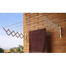 Tendedero Pared 5 Barras 080Cm Ext Ac.Ep. Bl Acordeon Cuncial