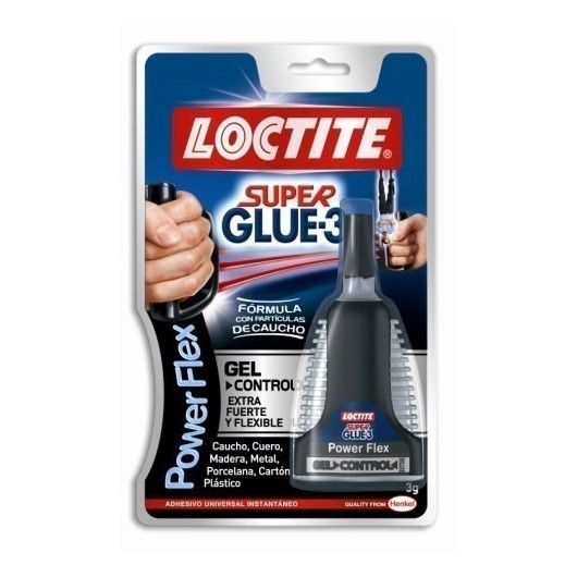 Pegamento Instantaneo Gel 3 Gr Super Glue3 Control Powerflex