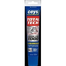 Adhesivo Sellador Polimero 125 Ml Blanco Total Tech Xpress Ceys