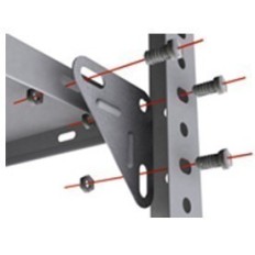 Escuadra Soporte Estanteria Acero Galvanizado Simonrack 8 Pz