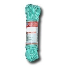 Cuerda Trenzada  04Mm Polietileno  Blanco /Verde H.Perio 15 Mt