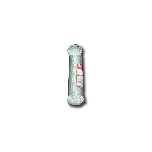 Cuerda Trenzada  06Mm Polietileno  Blanco H.Perio 20 Mt