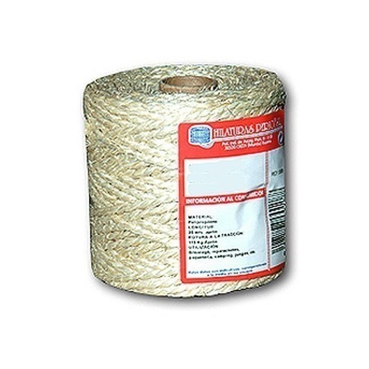 Cuerda Torcida 02,7Mm Sisal 2 Cabos H.Perio 50 Mt