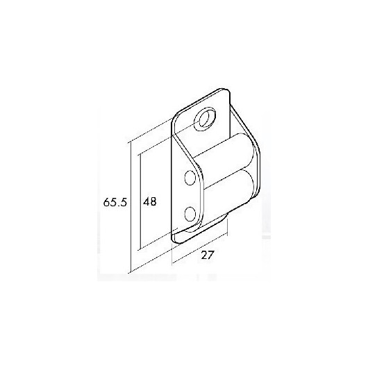 Pasacintas Persiana 22Mm Nylon Metal Gaviota