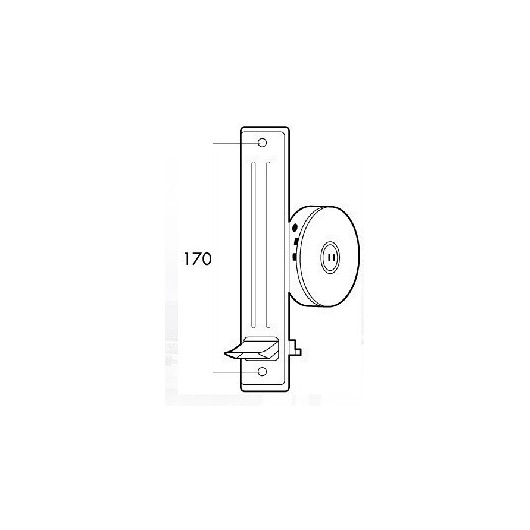 Recogedor Persiana Embutir Sin Plastico Metal  Gaviota