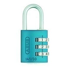 Candado Seguridad  30Mm Combinacion Programable Azul Abus
