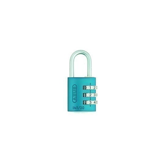 Candado Seguridad  30Mm Combinacion Programable Azul Abus