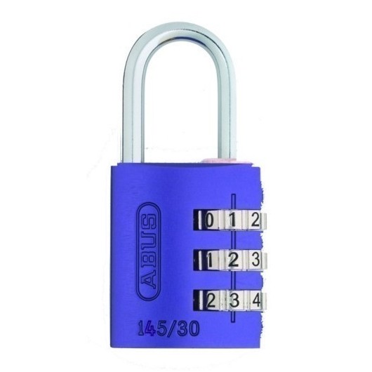 Candado Seguridad  30Mm Combinacion Programable Lila Abus