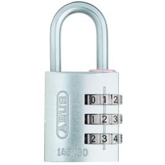 Candado Seguridad  30Mm Combinacion Programable Plata Abus