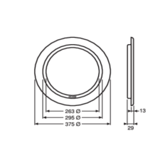 Ojo De Buey Pta Ø37,5Cm 304 Inox 304 Ocariz