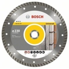 Disco Corte General Obra 230X22,2 Mm Turbo Diamante  Upe-T Bosch