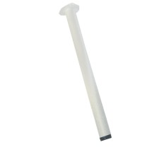Pata Mesa 710X60Mm Redonda  Acero Blanco 4 Pz