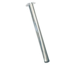 Pata Mesa 710X60Mm Redonda  Acero Cromo 4 Pz