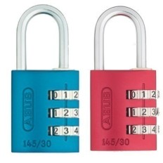 Candado Seguridad  20Mm Combinacion Programable Azul Abus