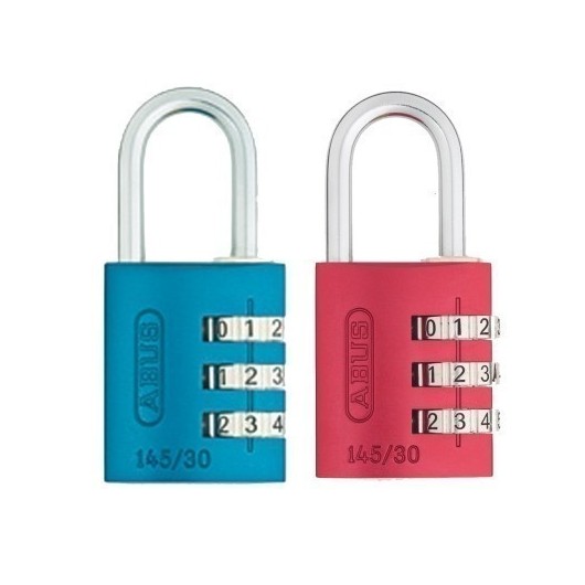 Candado Seguridad  20Mm Combinacion Programable Azul Abus