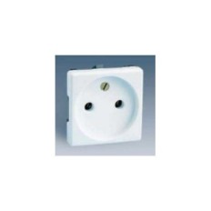 Base Enchufe Electricidad Bipolar Blanco Nieve Serie 27 27431-65 Simon