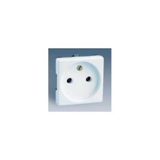 Base Enchufe Electricidad Bipolar Blanco Nieve Serie 27 27431-65 Simon