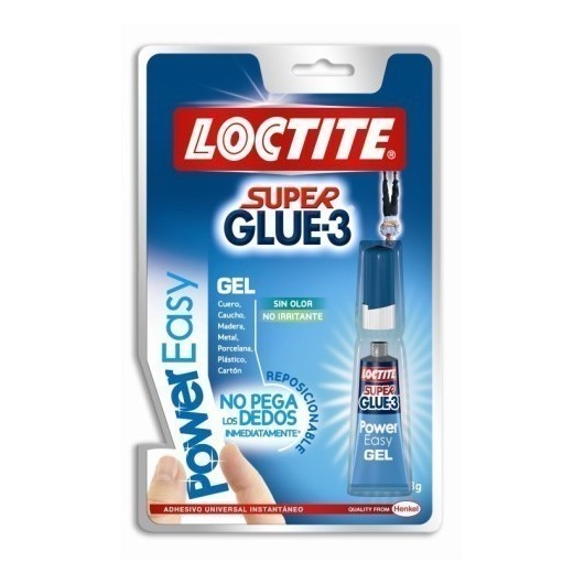 Pegamento Instantaneo No Pega Dedo 3 Gr Sg3 Power Easy Loctite