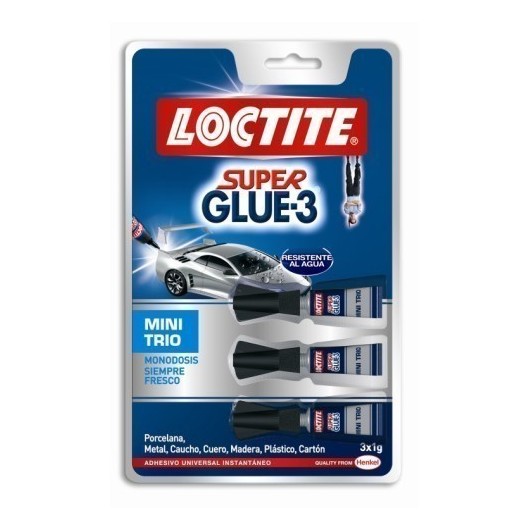 Pegamento Instantaneo 1 Gramo Super Glue3 3 Tubos Loctite