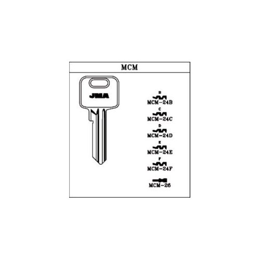 Llave Cilindro En Bruto Jma Acero Mcm-26