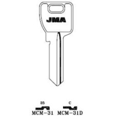 Llave Cilindro En Bruto Jma Acero Mcm-31D