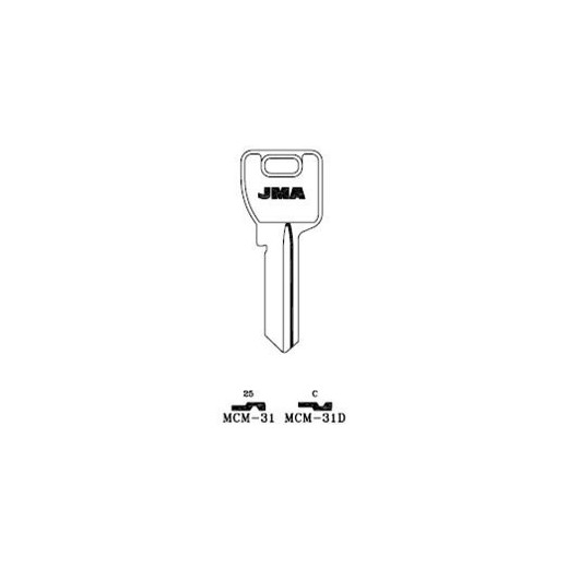 Llave Cilindro En Bruto Jma Acero Mcm-31D