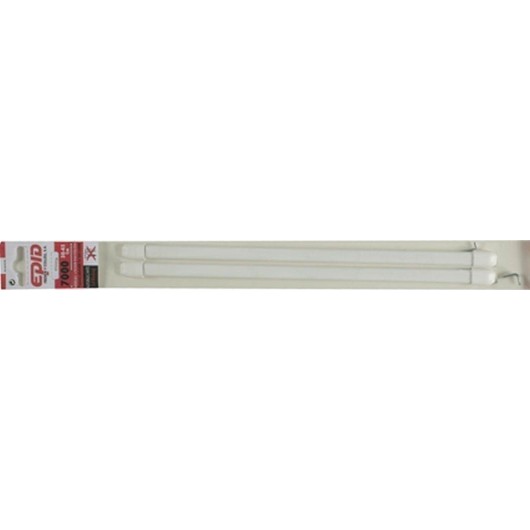 Portavisillo Decoracion 60/95Cm Extensible Oval Metal Blanco l  2 Pz