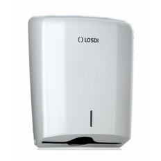 Toallero Baño Industrial Capacidad 600Pz Papel Abs Blanco Losdi