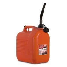 Bidon Trasvase Liquido  Carburante 345X234X377Mm 20Lt Con Canula Plastico Rojo Tayg